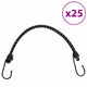 Vidaxl Spanelastics con strisce riflettenti e ganci 25 pezzi 38 cm