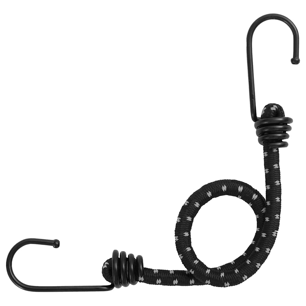 Vidaxl Spanelastics con strisce riflettenti e ganci 25 pezzi 38 cm