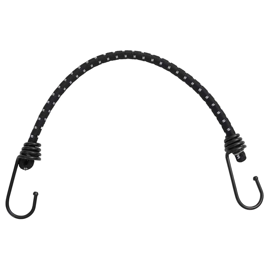 Vidaxl Spanelastics con strisce riflettenti e ganci 25 pezzi 46 cm