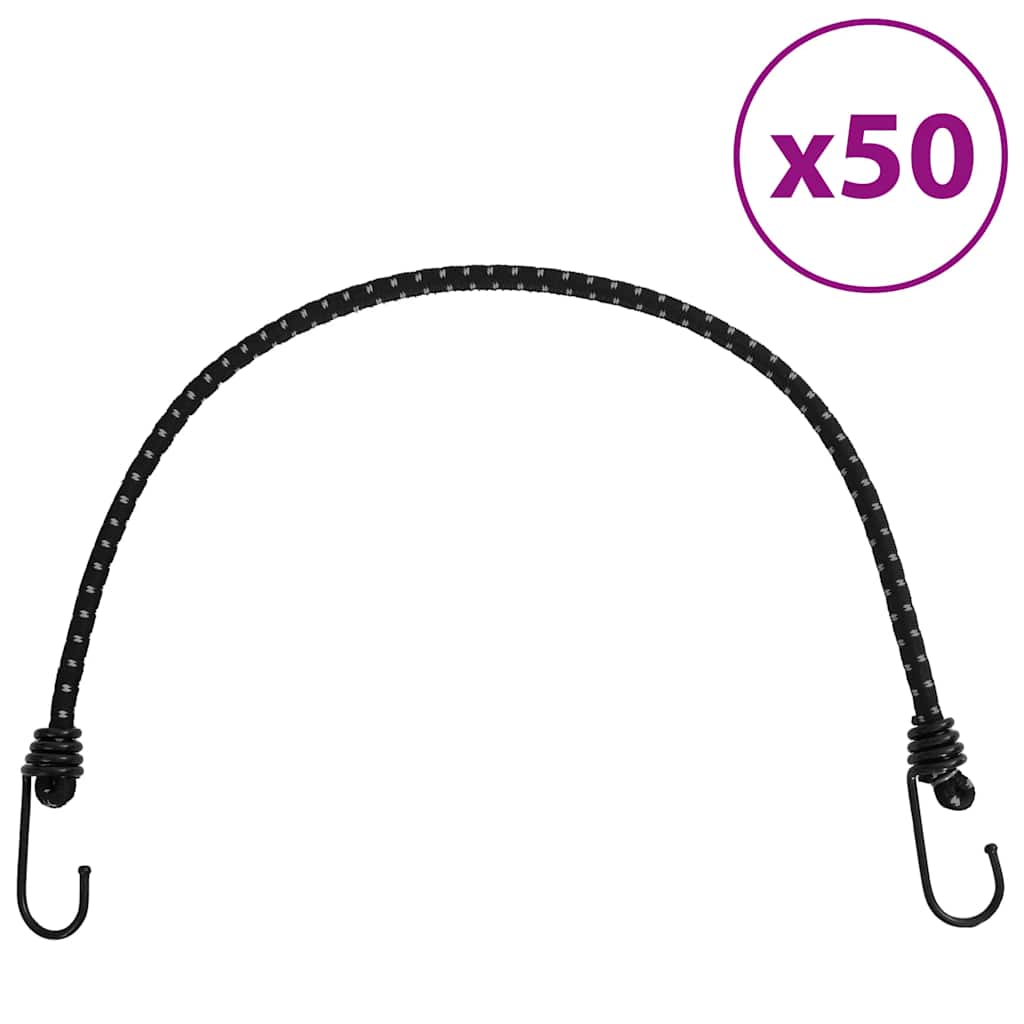 Vidaxl Spanelastics con strisce riflettenti e ganci 50 ST 59 cm