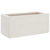 Vidaxx jardinera 80x36x35 cm polipropileno blanco