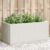 Fioriera Vidaxx 80x36x35 cm in polipropilene bianco