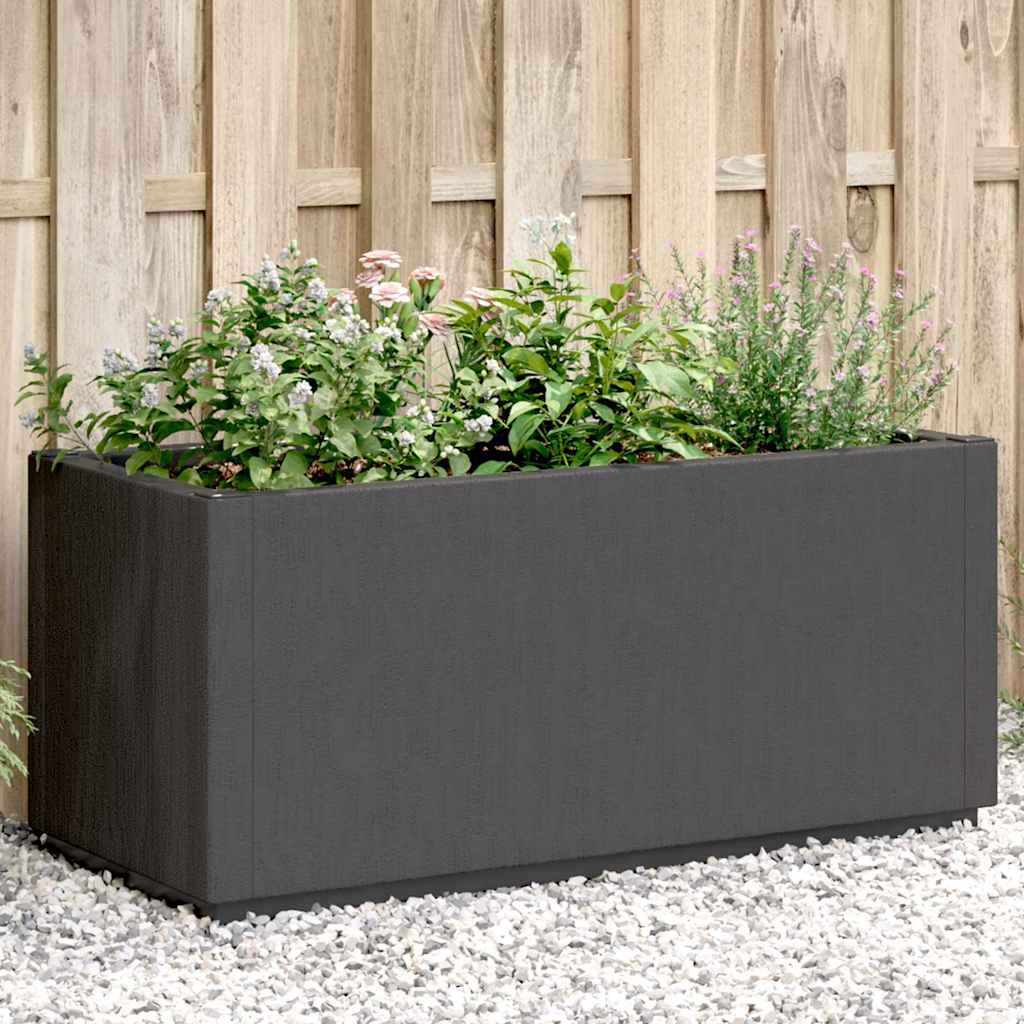 Vidaxl Planning Box 80x36x35 cm Polypropene Dark Grey