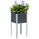 Vidaxl Planning Box 45x45x88 cm de acero antracita