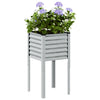 Vidaxl Planning Box 45x45x88 cm de acero galvanizado