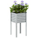 Vidaxl Planning Box 45x45x88 cm de acero galvanizado