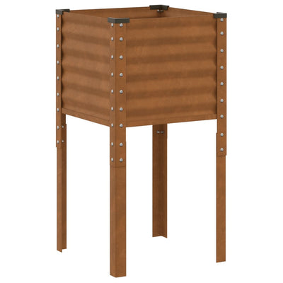 Casella di pianificazione Vidaxl 45x45x88 cm Acciaio meteo