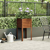 Vidaxl plantenbak 45x45x88 cm weerbestendig staal