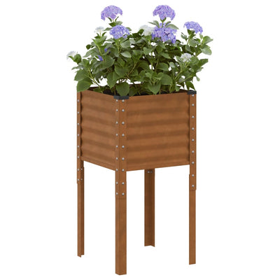 Casella di pianificazione Vidaxl 45x45x88 cm Acciaio meteo