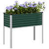 Vidaxl Planning Box 100x41x90 cm de acero verde