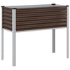Vidaxl Planning Box 100x41x90 cm de acero marrón