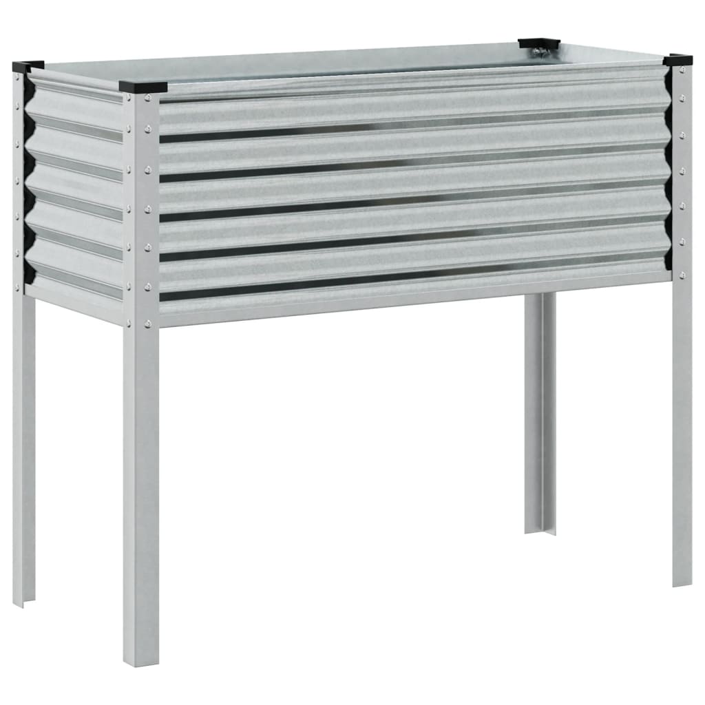 Vidaxl Plant Bench 100x41x90 cm de acero galvanizado