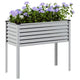 Vidaxl Plant Bench 100x41x90 cm de acero galvanizado