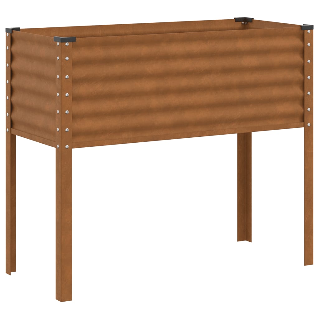 Vidaxl Planning Box 100x41x90 cm de acero meteorológico