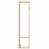 Rastrellino vidaxl con ganci e ripiani 38.5x30x156 cm bambù