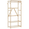 Appendiabiti Vidaxx con ripiani 80x40x175 cm bambù