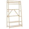 VidaXL appendiabiti con ripiani 110x40x180 cm bambù