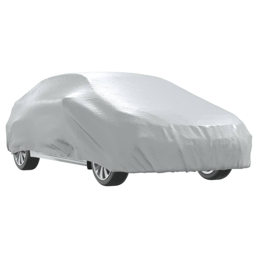 Vidaxl Autohoes per berlina con spruzzatura XL completamente argento