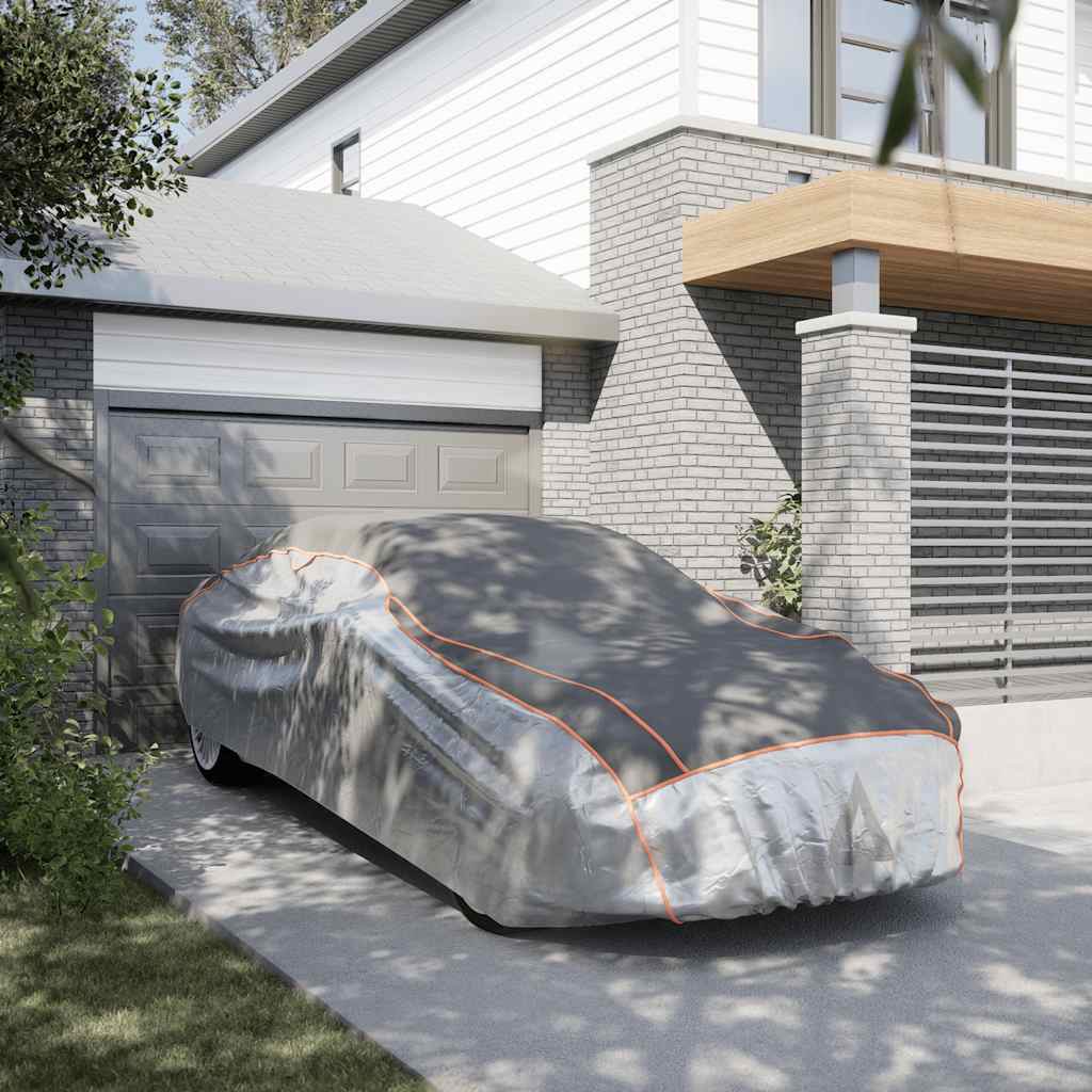 Copertura auto Vidaxl per protezione da berlina xl argento e grigio