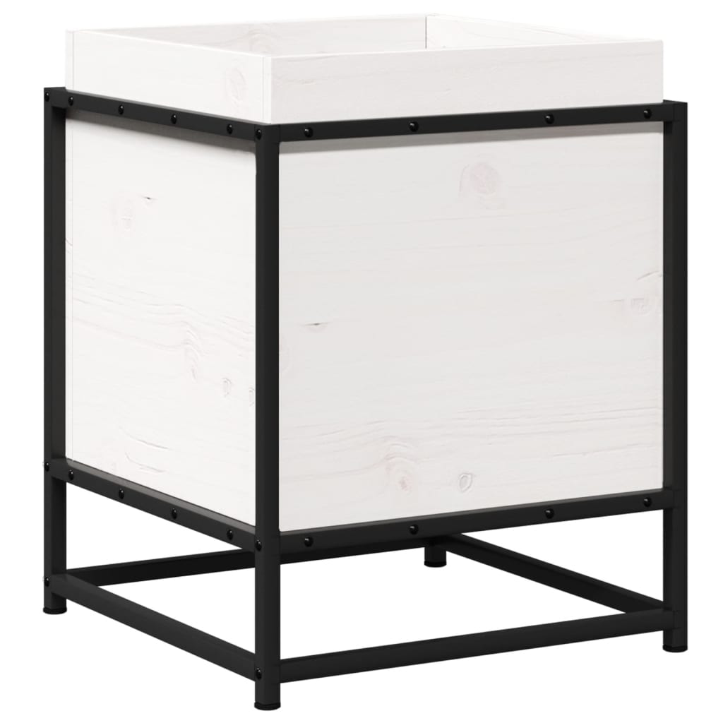 Vidaxl Planning Box 40x40x50 cm de pino sólido