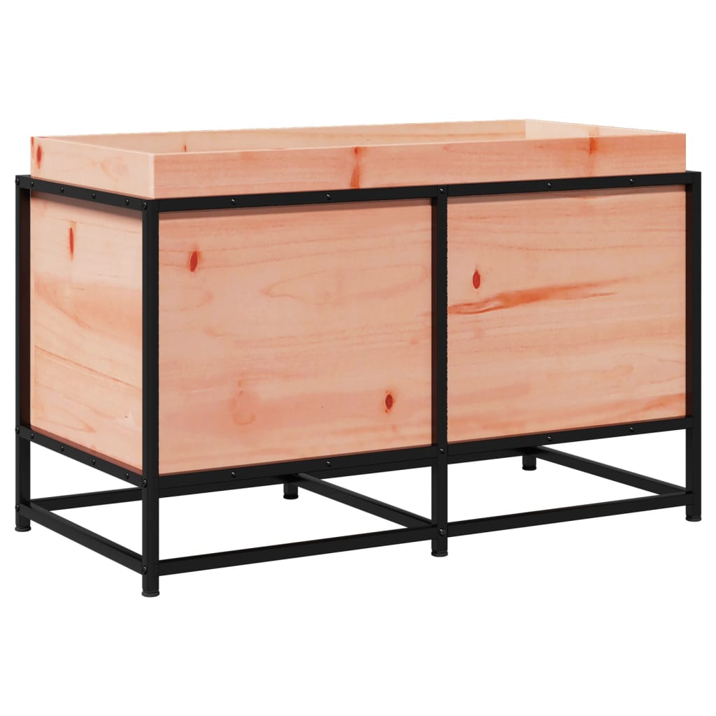 Casella di pianificazione Vidaxl 80x40x50 cm Douglashout solido