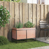 Casella di pianificazione Vidaxl 80x40x50 cm Douglashout solido