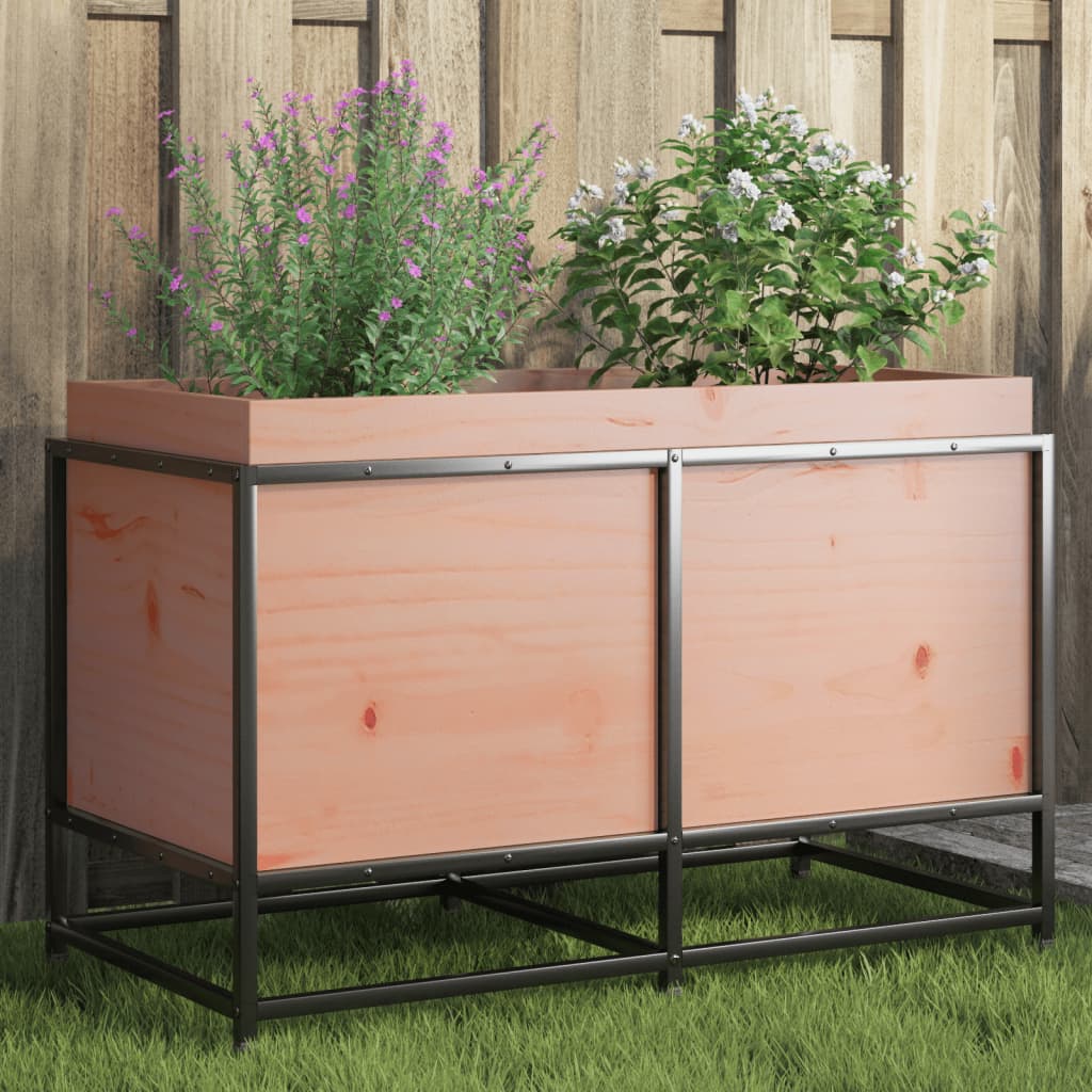 Casella di pianificazione Vidaxl 80x40x50 cm Douglashout solido