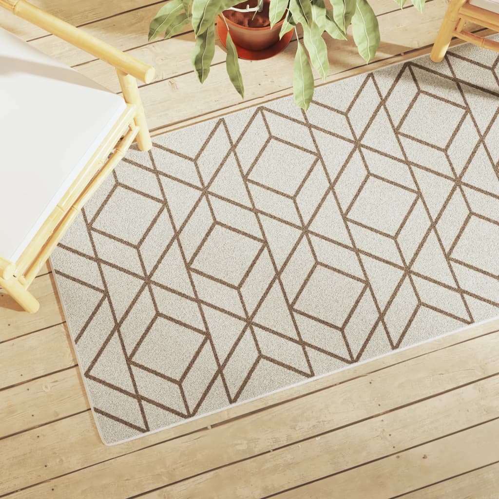Tappeto Vidaxl per interno al di fuori di basso -pole 80x150 cm multilorato