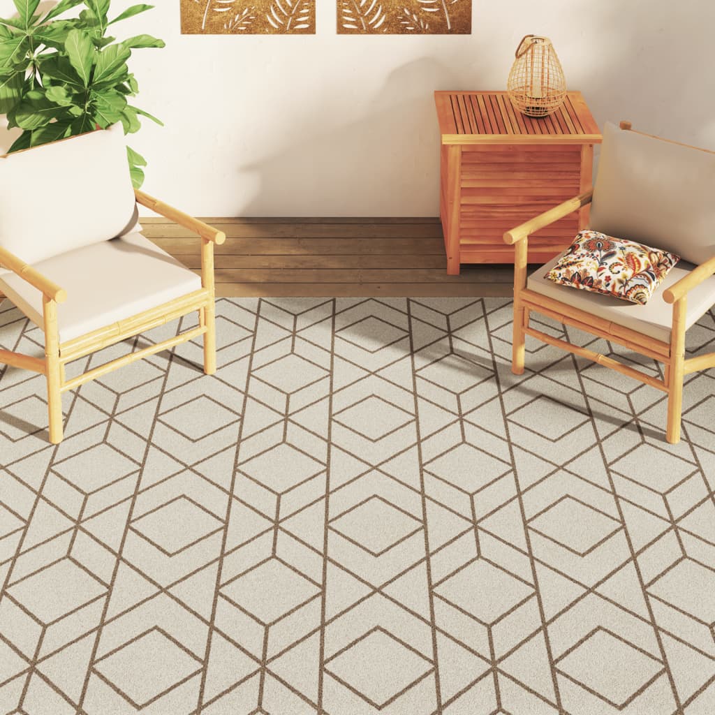 Tappeto Vidaxl per interno al di fuori di basso -pole 190x300 cm multilorato