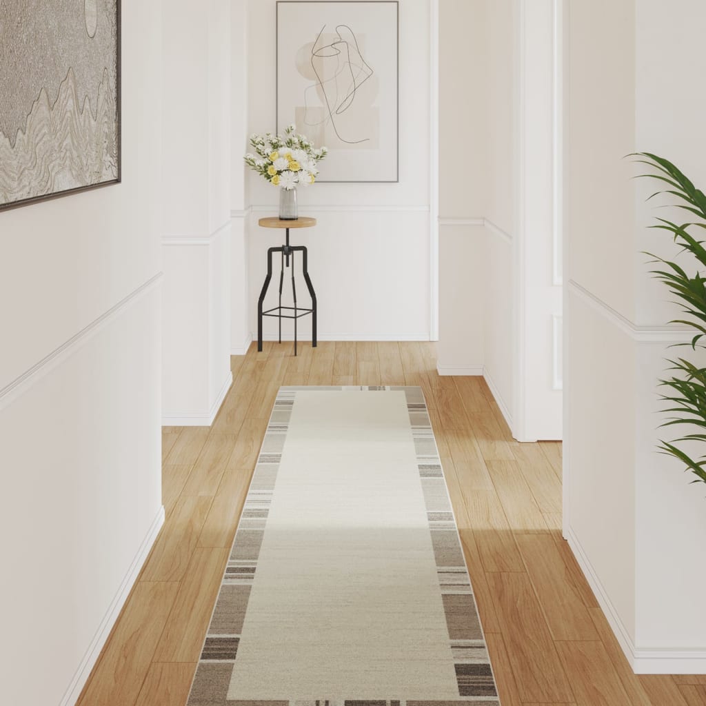 Tappeto Vidaxl per interno a basso livello -pole 80x300 cm multilorato