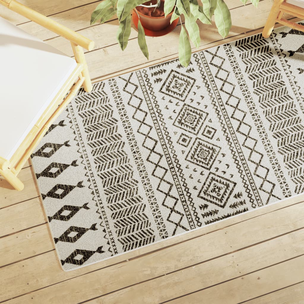 Tappeto Vidaxl per interno al di fuori di basso -pole 80x150 cm multilorato