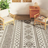 Tappeto Vidaxl per interno al di fuori di basso -pole 190x300 cm multilorato