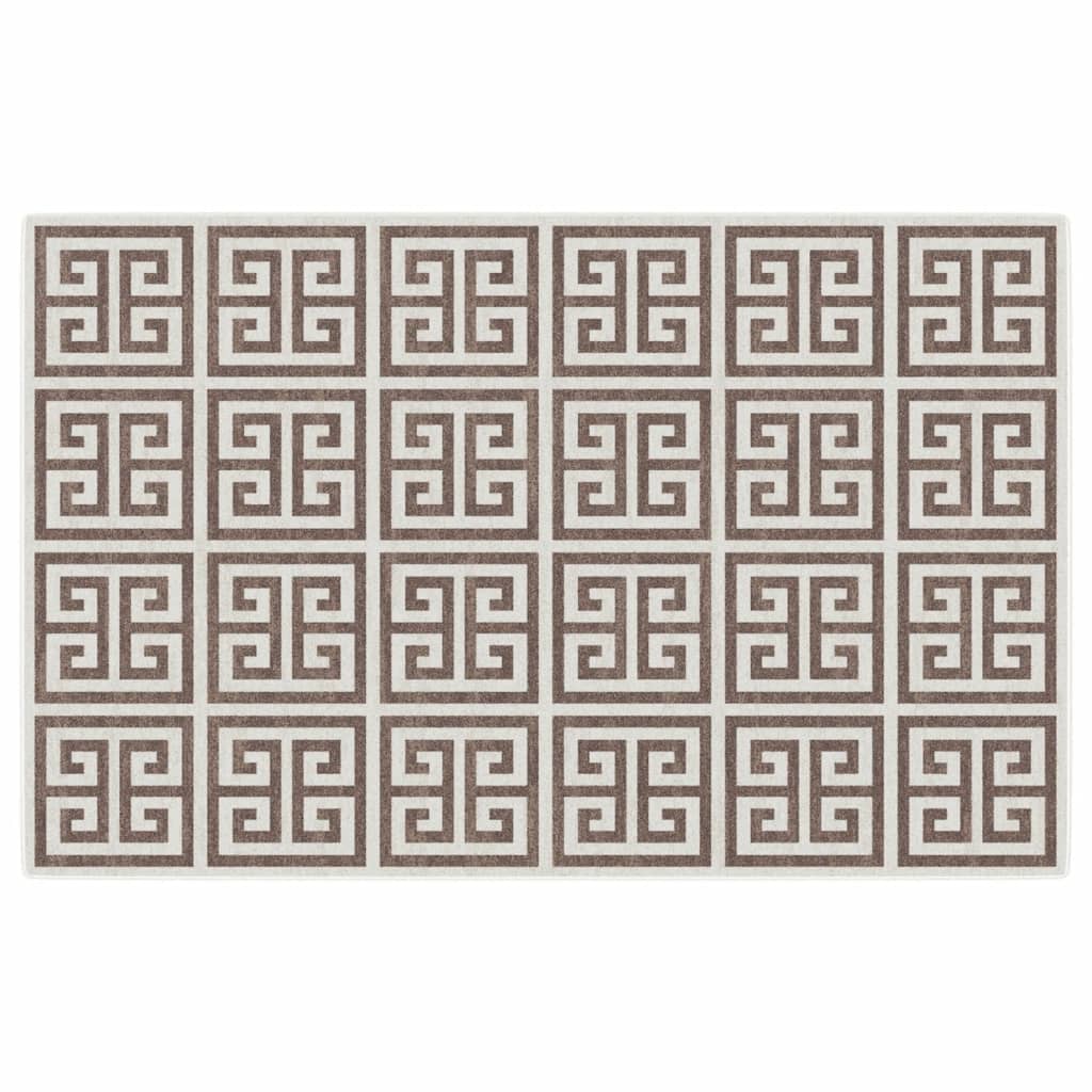 Tappeto Vidaxl per interno al di fuori di basso -pole 190x300 cm multilorato
