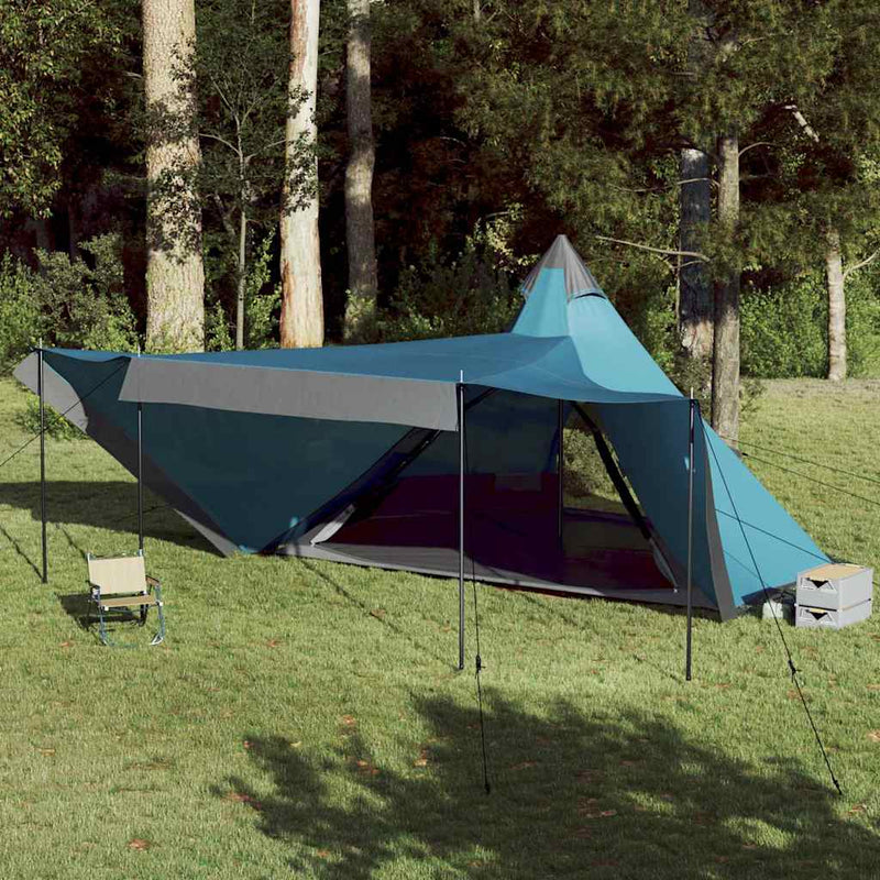 Vidaxl Tipante 6 persone impermeabili blu