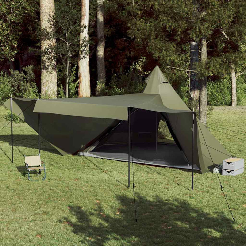 Vidaxl Tipante di oliva impermeabile per 6 persone