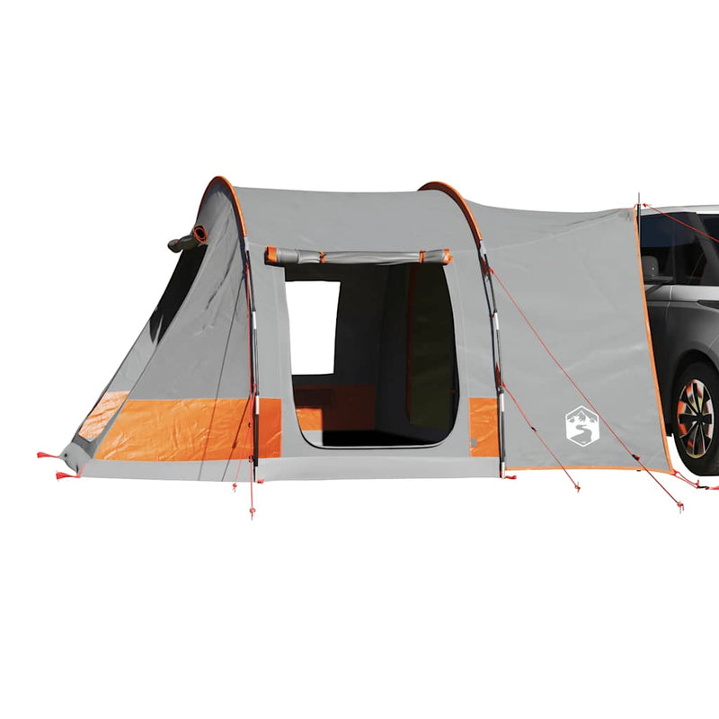 Vidaxl Autotent per 2 persone impermeabile grigio e arancione