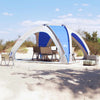 Tenda da festa VidaXL impermeabile azzurro
