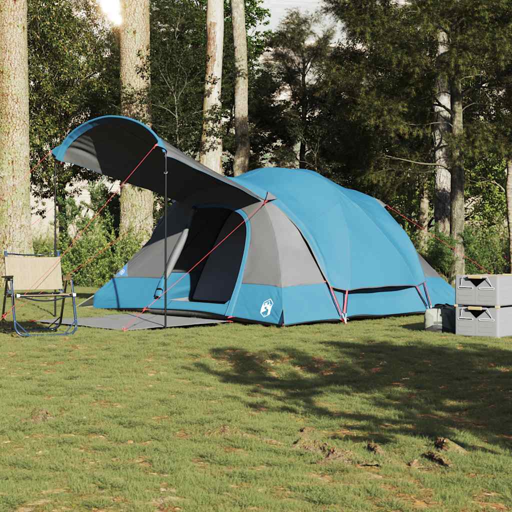 Tenda a tunnel Vidaxx per famiglia 8 persone impermeabile blu