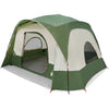 Tienda familiar VidaXL 6 personas impermeable verde