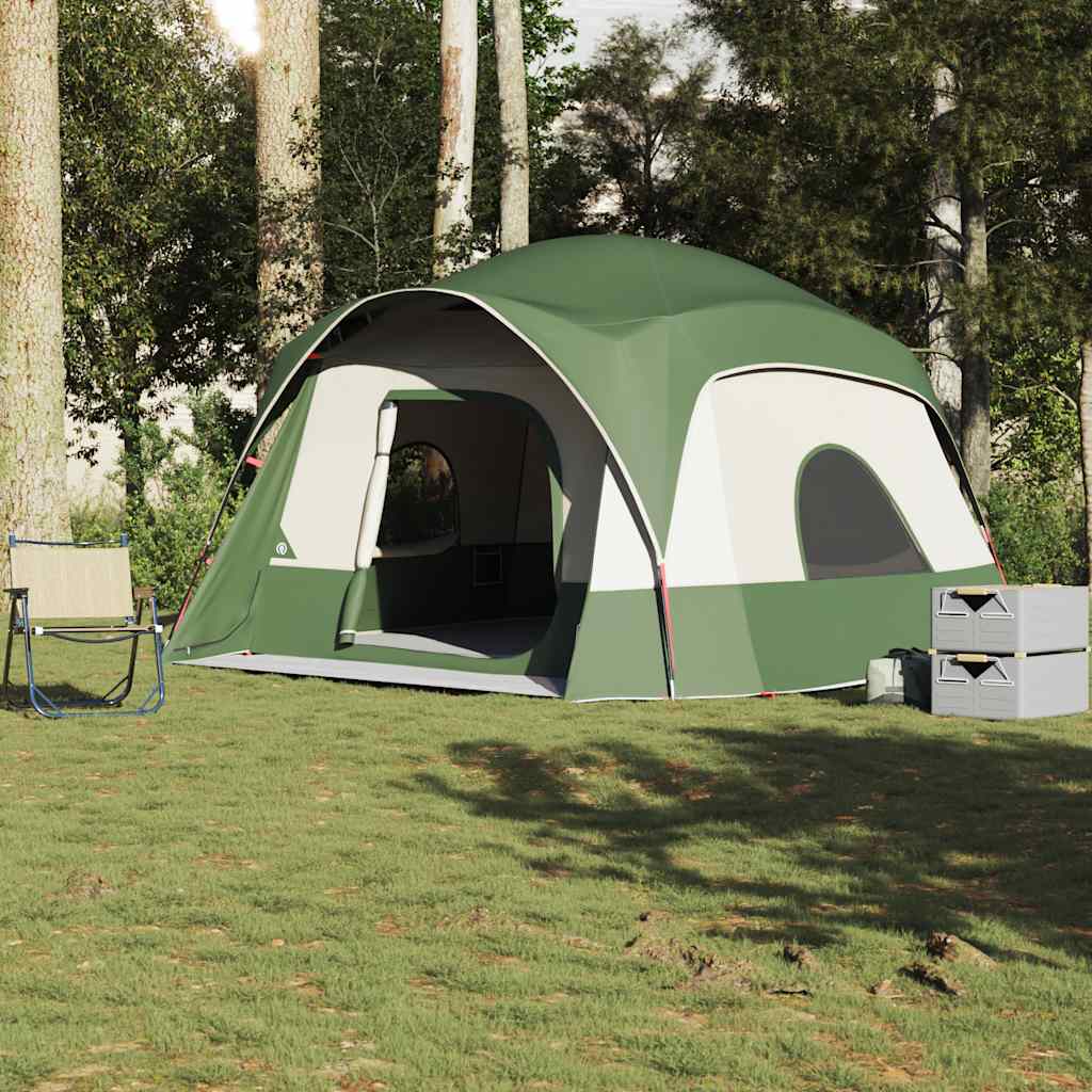 Tenda familiare VidaXL per 6 persone impermeabile verde