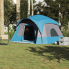 Tenda familiare VidaXL per 6 persone impermeabile blu