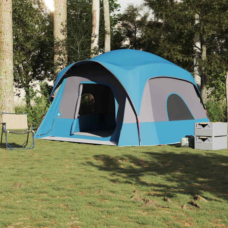 Tenda familiare VidaXL per 6 persone impermeabile blu