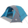 Tenda VidaXL per 4 persone impermeabile blu