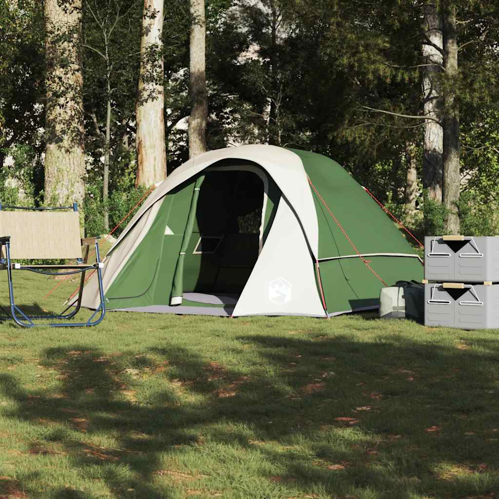 Tenda familiare VidaXL per 6 persone impermeabile verde