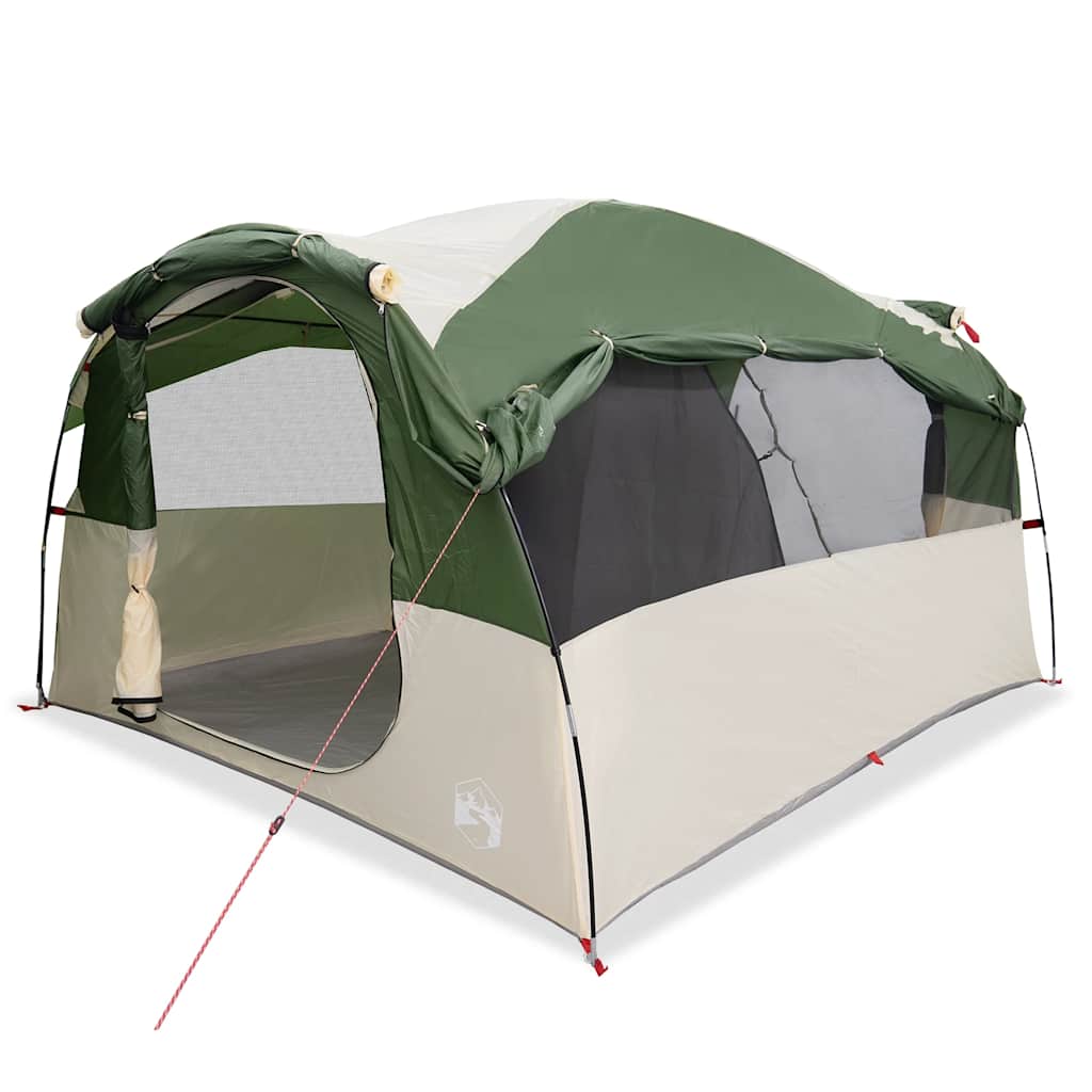 Tenda a tunnel VidaXL per 6 persone verde impermeabile