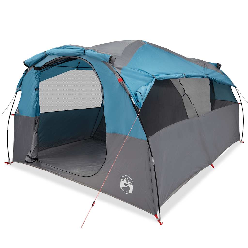 Tienda túnel VidaXL 6 personas impermeable azul