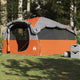 Tenda a tunnel Vidaxx per 6 persone impermeabile grigia e arancione