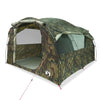 Tenda a tunnel Vidaxx mimetica impermeabile per 6 persone
