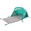 VidaXL tienda de playa 2 personas verde mar impermeable