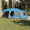 Vidaxl familietent met verandakoepel 9-persoons waterdicht blauw
